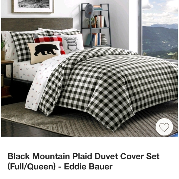 Eddie Bauer Flannel duvet cover - Picture 1 of 2